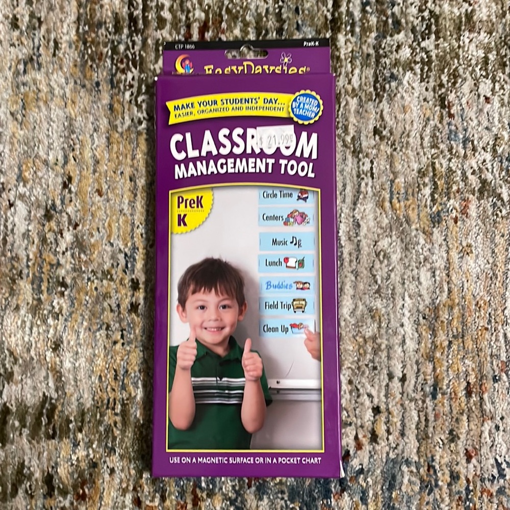 Classroom Management Daily Schedule Magnetic